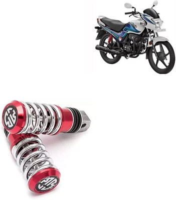 SEMAPHORE Spring Style Metal Bike Foot Rest For Bajaj Avenger 220 DTS-i Foot Rest(Red)