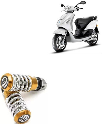 SEMAPHORE Spring Coiled Universal Bike Foot Rest For Bajaj CT 100 Foot Rest(Gold)