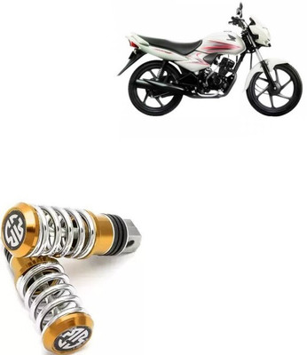 SEMAPHORE Spring Coiled Universal Bike Foot Rest For Yamaha Fascino Foot Rest(Gold)