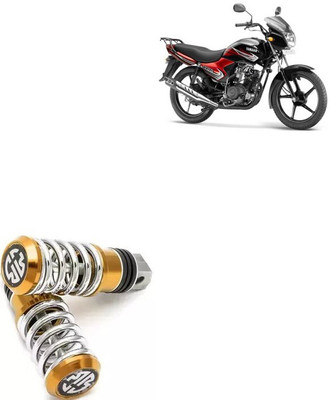SEMAPHORE Spring Coiled Universal Bike Foot Rest For Hero Super Splendor Foot Rest(Gold)