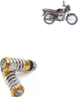 SEMAPHORE Spring Coiled Universal Bike Foot Rest For Yamaha YBR 110 Foot Rest(Gold)