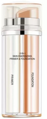 Latixmat 2 IN 1 MATTE FINISH WATER PROOF & LONG LASTING PRIMER & FOUNDATION Foundation(TRANSPARENT, 60 g)