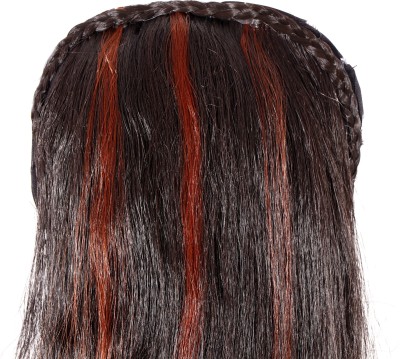 navjai Long Straight  Wig with Cap Comb  Extension for Women 22inch Hair Extension