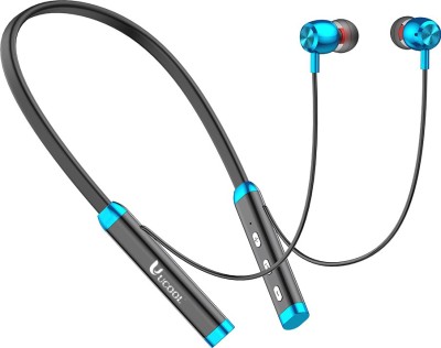 Ucool Elite 100 Hours Playtime Wireless Neckband headphones Earphone Bluetooth Headset(Black, Grey, In the Ear)