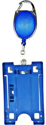 Dey 's stationery store Plastic ID Badge Holder, ID Badge Reel(Pack of 1)