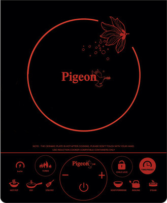Pigeon by Stovekraft 14599 Induction Cooktop (Black, Touch Panel)