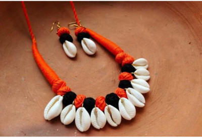 DebasreesMayank Fabric Multicolor Jewellery Set(Pack of 1)