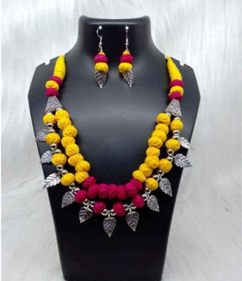MAYANKS Fabric Multicolor Jewellery Set(Pack of 1)
