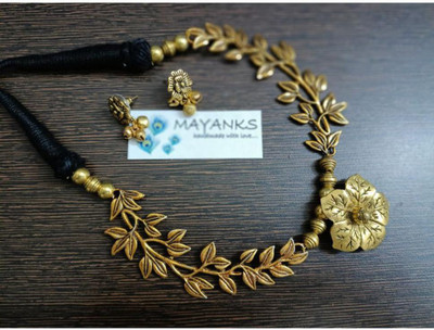 debasrees Alloy Gold Jewellery Set(Pack of 1)