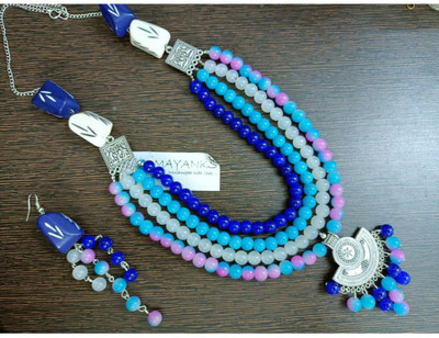 debasrees Fabric Multicolor Jewellery Set(Pack of 1)
