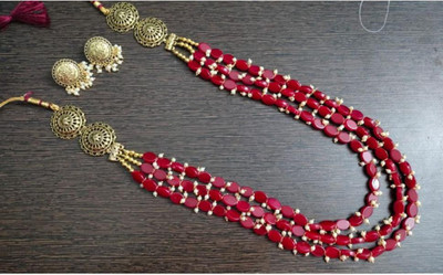 debasrees Fabric Multicolor Jewellery Set(Pack of 1)