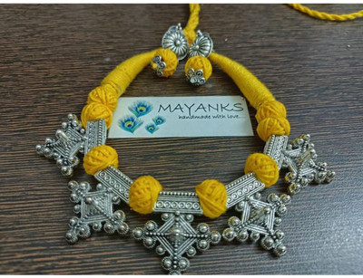 MAYANKS Fabric Multicolor Jewellery Set(Pack of 1)
