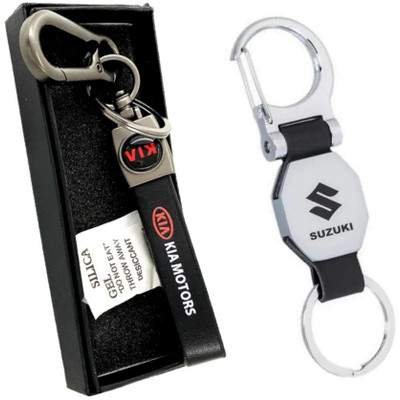 gtrp Combo of KIA Leather Strip Hook Keychain Best quality keychain Key Chain Key Chain