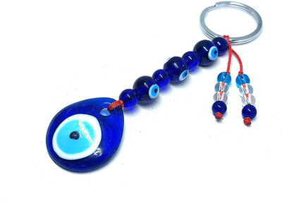AIR9999 Evil Eye Lucky Protection Charm Key Chain Key Ring Key Chain