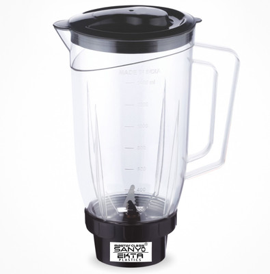 Masterclass Sanyo Juicer Jar for Mixer Grinder Transparent Plastic without Fruit filter Mixer Juicer Jar(1500 ml)