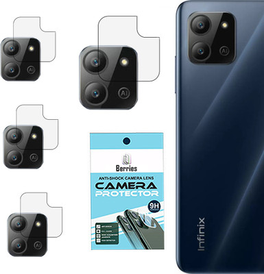 BERRIES Back Camera Lens Glass Protector for INFINIX HOT 11 2022 || CAMERA LENS PROTECTOR (PACK OF 2), INFINIX HOT 11 2022(Pack of: 4)