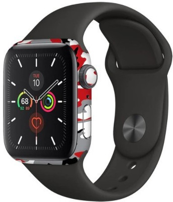 Orgic India Apple Watch Series 5 44mm Mobile Skin(Camo Red)