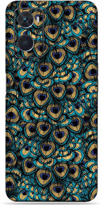 SkinoMania Oppo-K10 Mobile Skin(Multicolor Peacock-Feather)