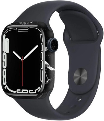 Orgic India Apple Watch Series 7 45mm Mobile Skin(Black Marble)