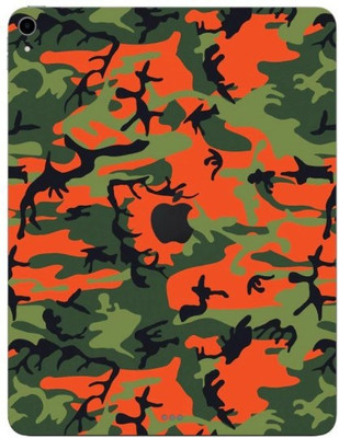 Orgic India Ipad Pro 12.9 Gen 3 Mobile Skin(Camo Green & RED)
