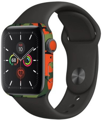 Orgic India Apple Watch Series 5 44mm Mobile Skin(Camo Green & RED)