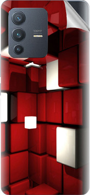 Snooky vivo V23 Pro Mobile Skin(Red)