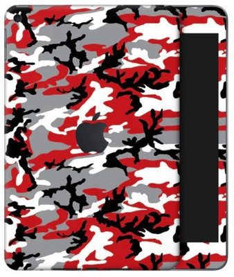 Orgic India Ipad Mini 5 Mobile Skin(Camo Red)
