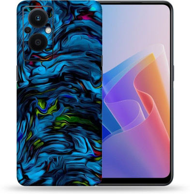 OggyBaba Oppo F21 Pro 5g, Blue Lava Mobile Skin(Multicolor)