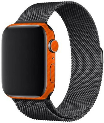 Orgic India Apple Watch Series 4 44mm Mobile Skin(Carbon Orange)