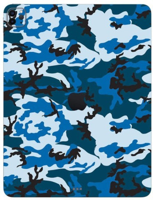 Orgic India Ipad Pro 12.9 Gen 4 Mobile Skin(Camo Blue)