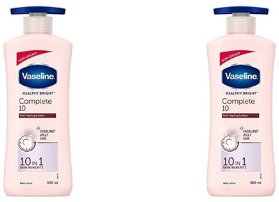 Vaseline COMPLETE 10 ANTI AGING BODY LOTION 400 ML PACK OF 2(800)