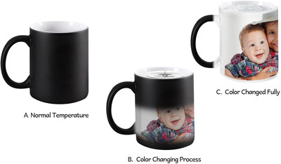 Convay Photo Quote Name Wish Magic for Valentine's Day, Ceramic Coffee Mug(330 ml)