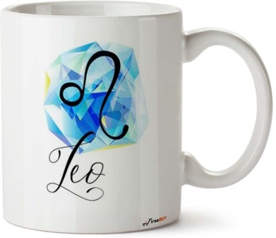 FirseBUY Leo Astrology | Zodiac Sign Print Ceramic Coffee Ceramic Coffee Mug(325 ml)