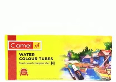 Kokuyo Camlin Student Water color Tube (Set of 14, Multicolor)(Set of 14, Yellow)