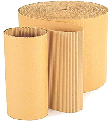 MM WILL CARE Packing Roll (5 X 0.5 Meter) N Flute 5 X 0.5 Meter) 140 gsm Paper Roll(Set of 1, Brown)