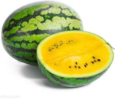 WILLVINE Heirloom Yellow Diamond Watermelon Seeds Seed(50 per packet)