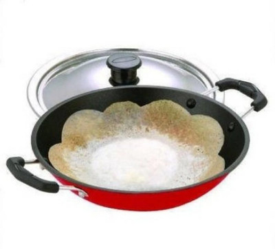 RBGIIT Appachatty with Lid 1 L capacity 22 cm diameter(Aluminium, Non-stick)