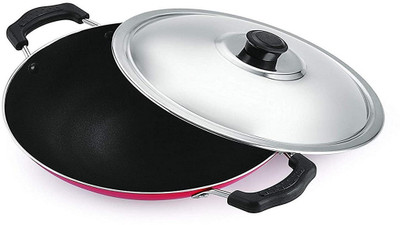 RBGIIT Appachatty with Lid 1 L capacity 22 cm diameter(Aluminium, Non-stick)