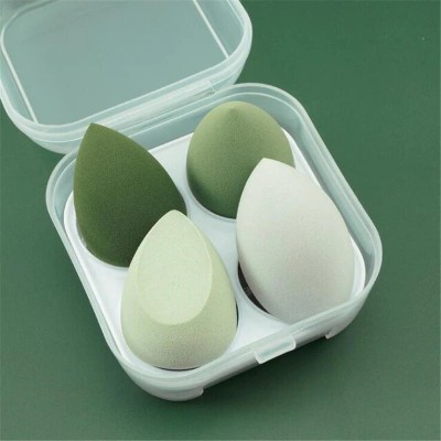 Ns Beauty Professional 4pcs Beauty Blender Cosmetic Puff Makeup Sponge with Storage Box