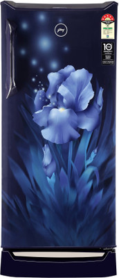Godrej 215 L Direct Cool Single Door 5 Star Refrigerator(Aqua Blue, RD UNO 2155 PTDI AQ BL)