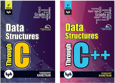 Data Structures Through C & Data Structures Through C++ (4th Edition) (Set Of 2 Books)(Paperback, Yashavant Kanetkar) Data Structures Through C & Data Structures Through C++ (4th Edition) (Set Of 2 Books)(Paperback, Yashavant Kanetkar)
