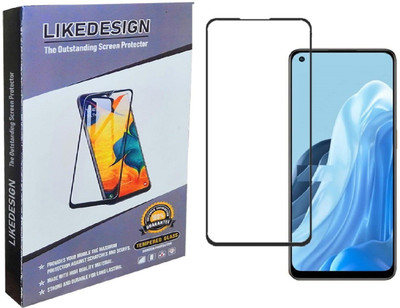 LIKEDESIGN Edge To Edge Tempered Glass for OPPO F21 Pro 5G(Pack of 1)