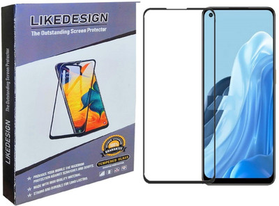 LIKEDESIGN Edge To Edge Tempered Glass for OPPO F21 Pro 5G(Pack of 1)