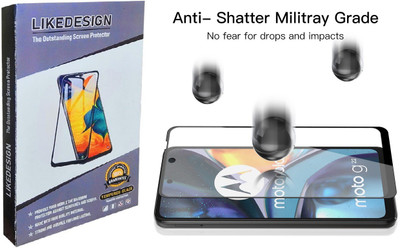 ASVALBUY Edge To Edge Tempered Glass for Moto g22, MOTOROLA MOTO G22, Motorola g22(Pack of 1)