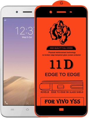 KDEON Edge To Edge Tempered Glass for Vivo y55, vivo y55s, vivo y55L(Pack of 1)