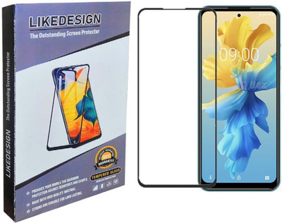 ASVALBUY Edge To Edge Tempered Glass for Infinix Hot 11 2022(Pack of 1)