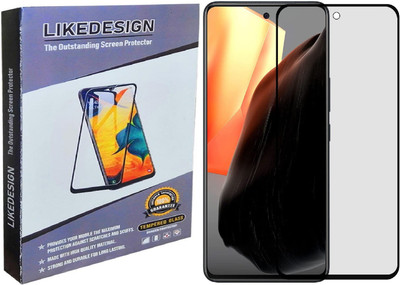 LIKEDESIGN Edge To Edge Tempered Glass for IQOO Z6 Pro 5G, IQOO Z6 Pro, Vivo IQOO Z6 Pro(Pack of 1)