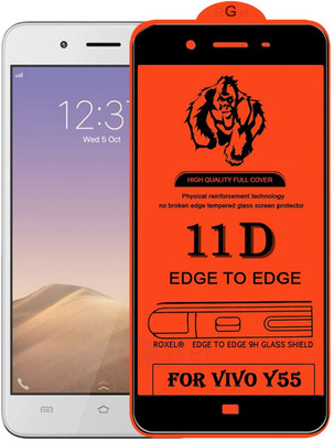 KDEON Edge To Edge Tempered Glass for Vivo Y55L, vivo Y55, vivo Y55s(Pack of 1)