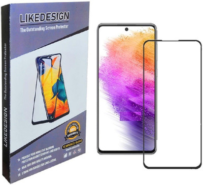 ASVALBUY Edge To Edge Tempered Glass for SAMSUNG Galaxy A73 5G(Pack of 1)