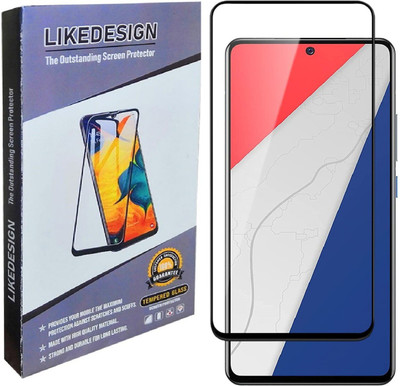 LIKEDESIGN Edge To Edge Tempered Glass for IQOO Z6 Pro 5G, IQOO Z6 Pro, Vivo IQOO Z6 Pro(Pack of 1)